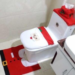New!!! 3pc Santa Toilet Cover Set